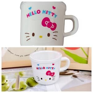 #6333 Hello Kitty & Friends - Hello Kitty  - 5D Melamine Small Cup with lid